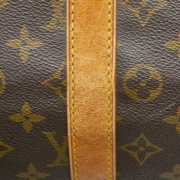 LOUIS VUITTON Monogram Keepall 55 Boston Bag M41424 Brown PVC Leather Ladies - Picture 6 of 10